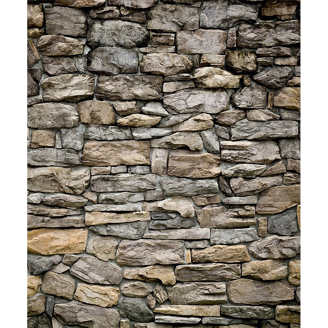 Rustic Masonry: Natural Stone Wall Mural