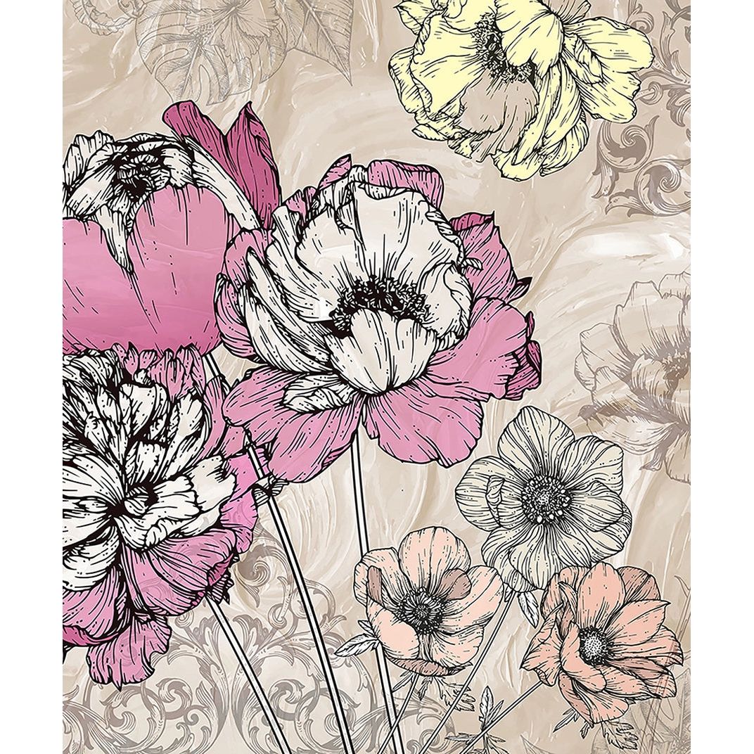 Vintage Blossoms: Timeless Floral Wall Murals