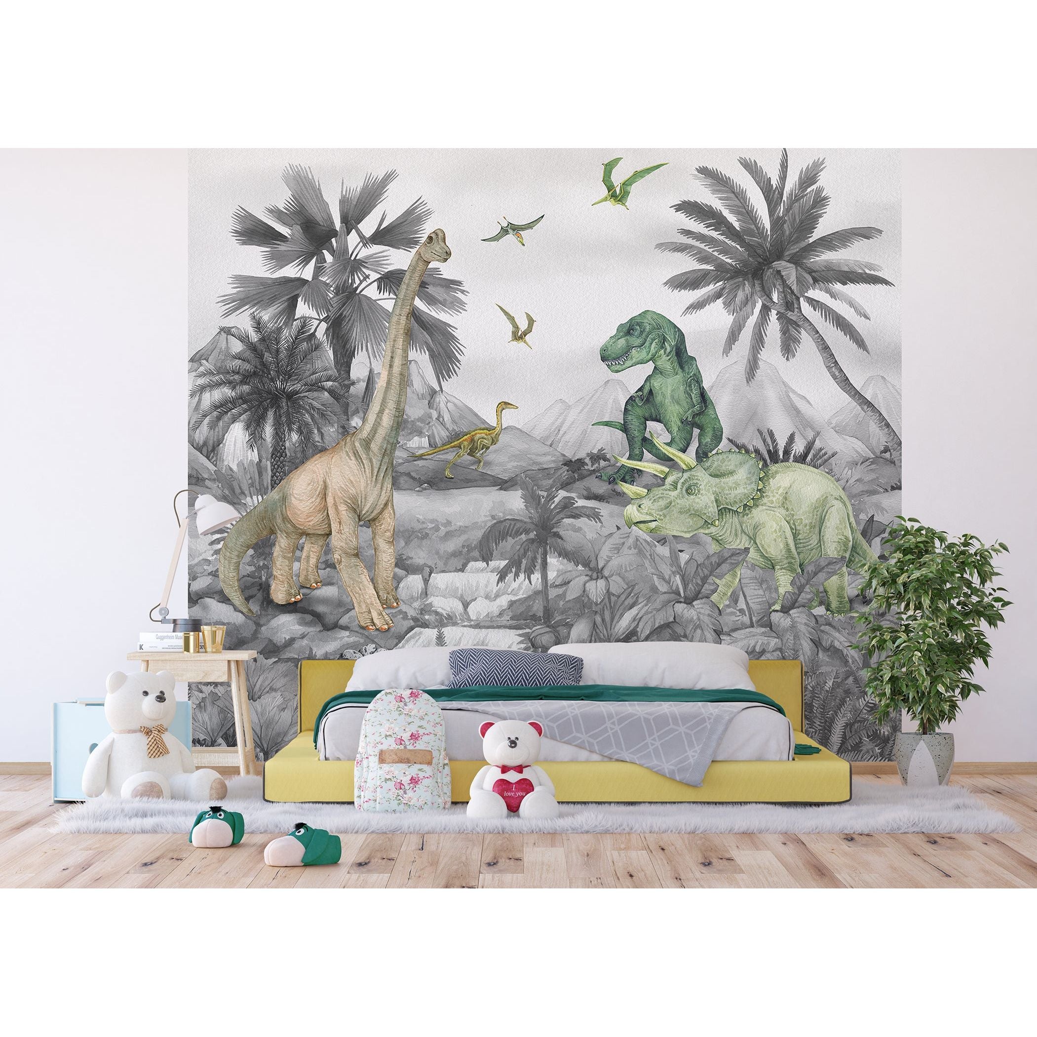 Dinosaur Wall Murals: Transform Your Space with Prehistoric Majesty