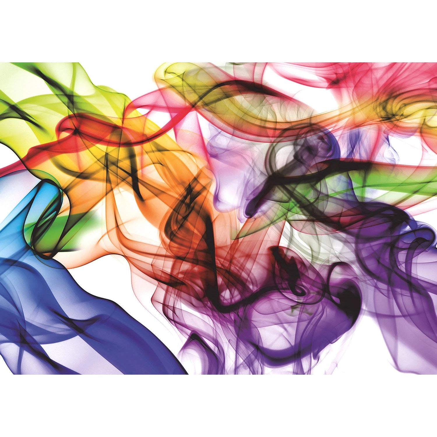 Dance of Colors Wall Mural: Ignite Your Space with Vibrant Abstraction