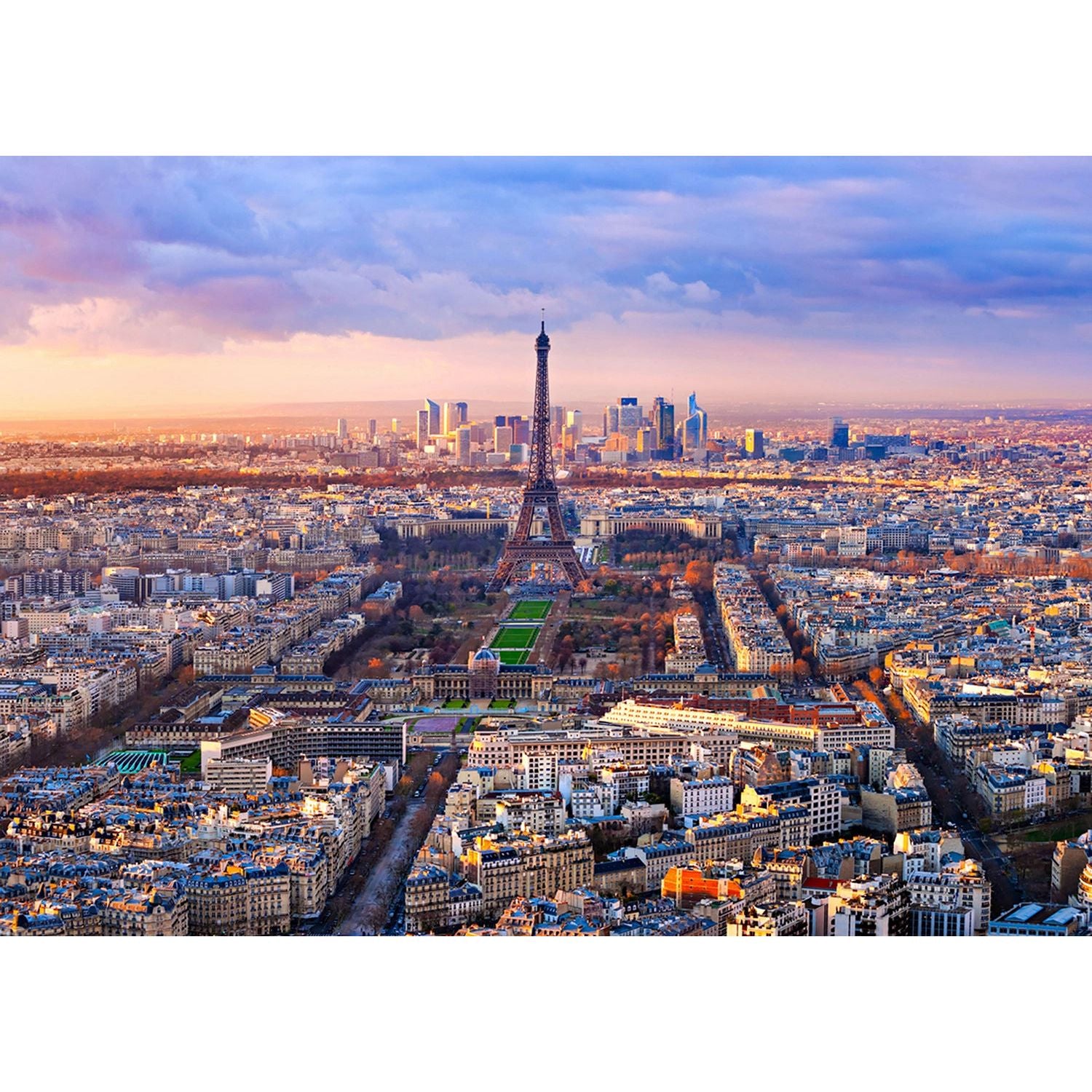 Parisian Dreams: Dusk Over The Eiffel Tower Wall Mural