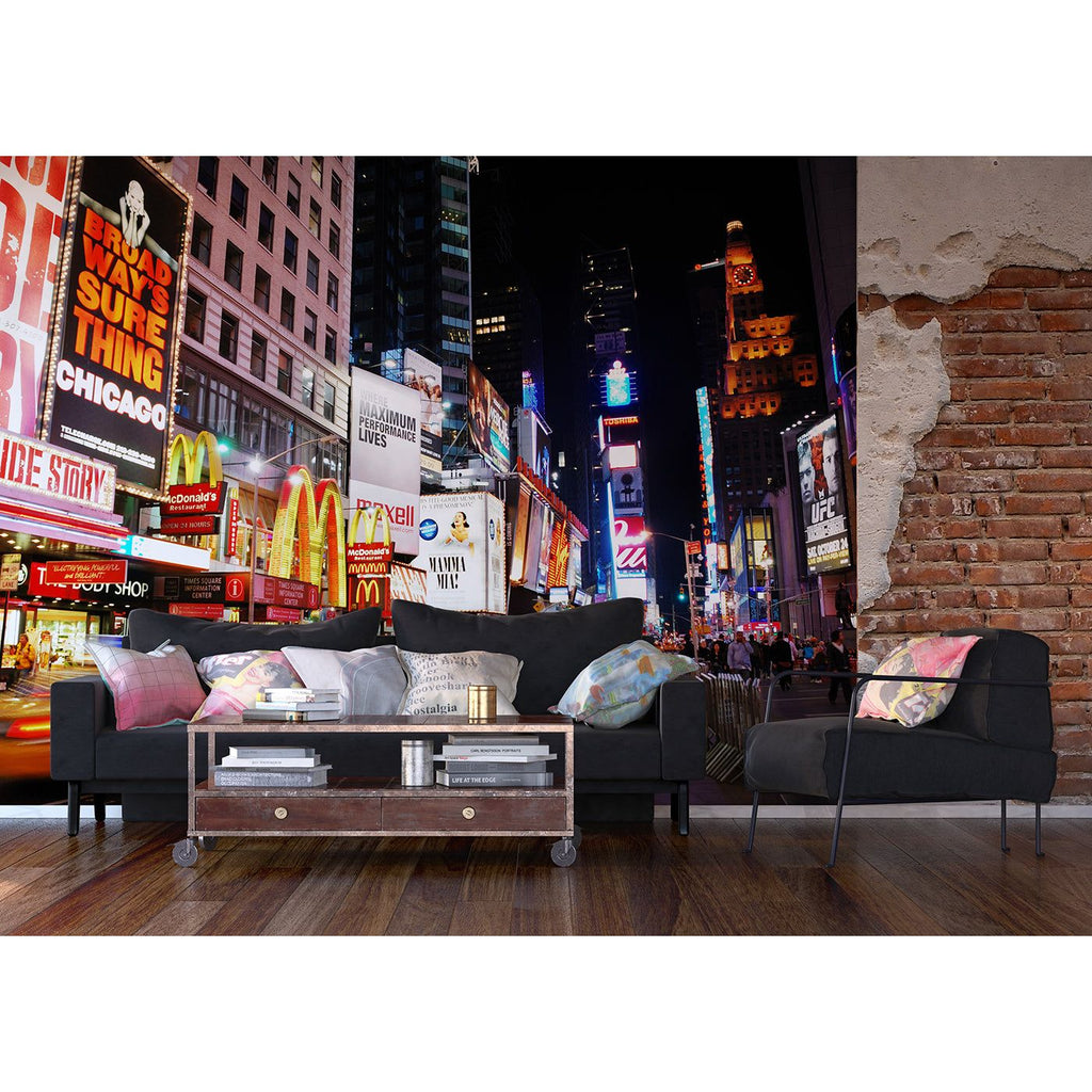 New York City Nights: Urban Street Lights Wall Mural