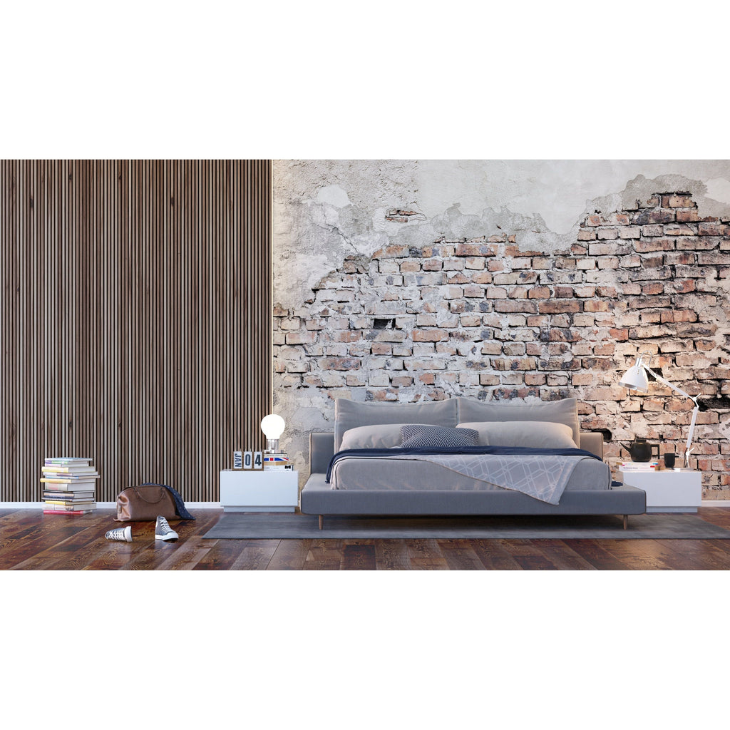 Urban Elegance Wall Mural: The Allure of Weathered Bricks